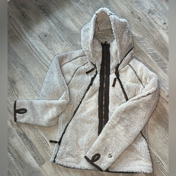 Kuhl Flight Jacket Fleece Size Small Stone Color - Picture 2 of 11